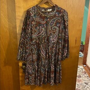 A.N.A. Paisley print mini dress NWOT